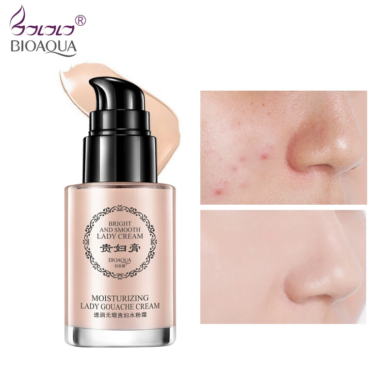 BIOAQUA основа для макияжа Жидкая BB крем отбеливающий консилер увлажняющий контроль