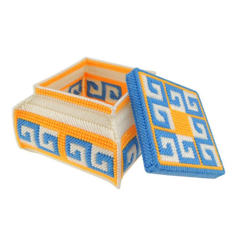 Вышивка хранения bagDIY 3D крестиком, был сокращен, коробка для хранения, шкатулка, китайский вышивка крестиком Z20