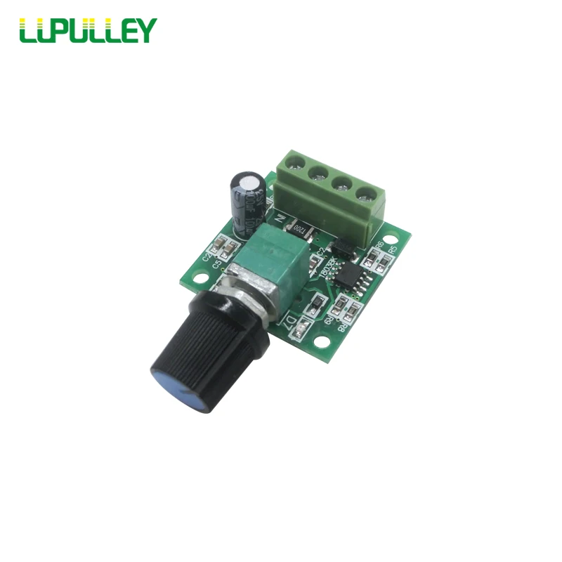 LUPULLEY mini PWM Motor Speed Controller/Regulator 1.8V/3V/5V/6V/12V Current 2A with Self-resetting Fuse | Обустройство дома