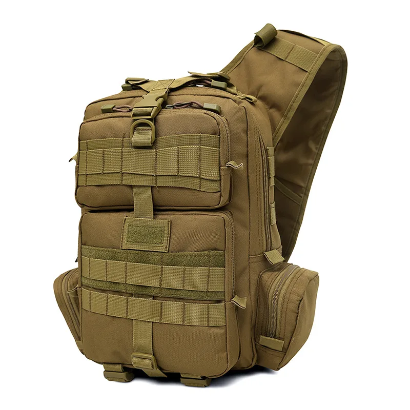brown ONE Shoulder Camo Путешествия Duffle Большой Молл рюкзак Человек Дорожная сумка, сумка для альпинизма мужской Чемодан Обувь для мальчиков сумки на плечо для мужчин рюкзаки - Цвет: brown ONE Shoulder