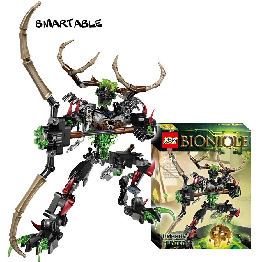 Smartable BIONICLE 172 шт. Umarak Hunter фигурки строительные блоки игрушки для детей совместимы со всеми брендами 71310 BIONICLE подарок