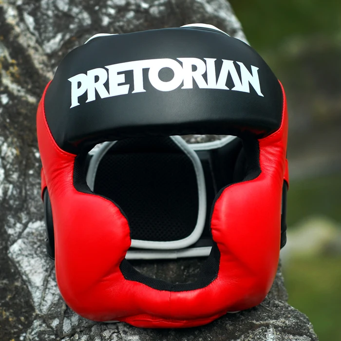Бразилия PRETORIAN красный синий боксерский шлем MMA Муай тайские Близнецы удар головной убор защита для взрослых Мужской Женский спарринг головной убор защита