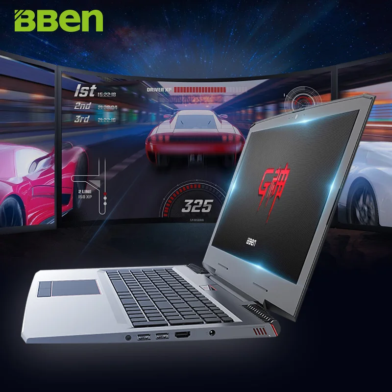 BBEN G16 15 6 &quotWindows 10 Intel I7 7700HQ Процессор NVIDIA GTX1060 GDDR5 грамм FHD1920 * 1080 32 г DDR4 ОЗУ HDD/SSD
