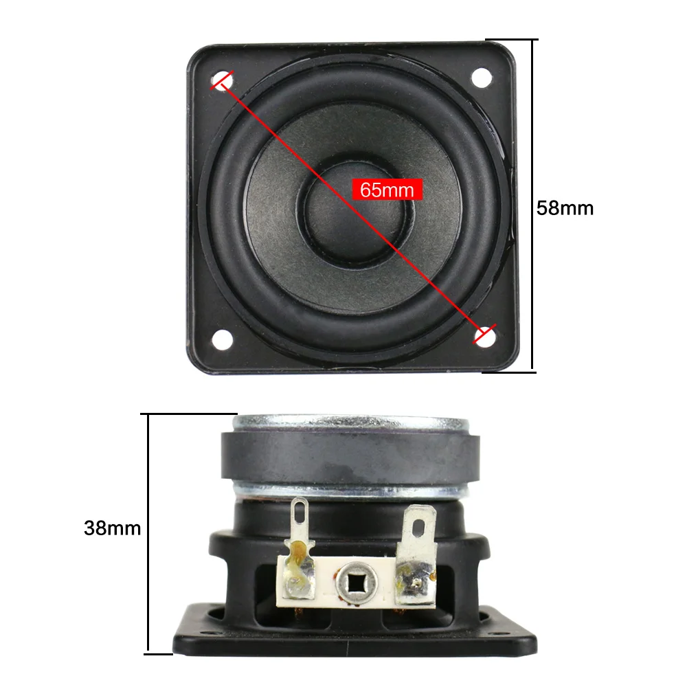 GHXAMP 2 дюймовый Полнодиапазонный динамик 4ohm 10 Вт Bluetooth DIY алюминиевая звуковая