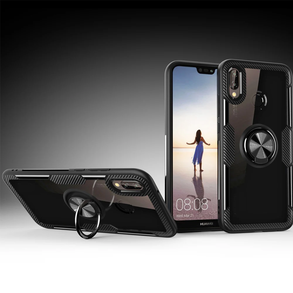 Чехол для Xiaomi Mi 8 Lite SE чехол-подставка с магнитным кольцом Ультратонкий