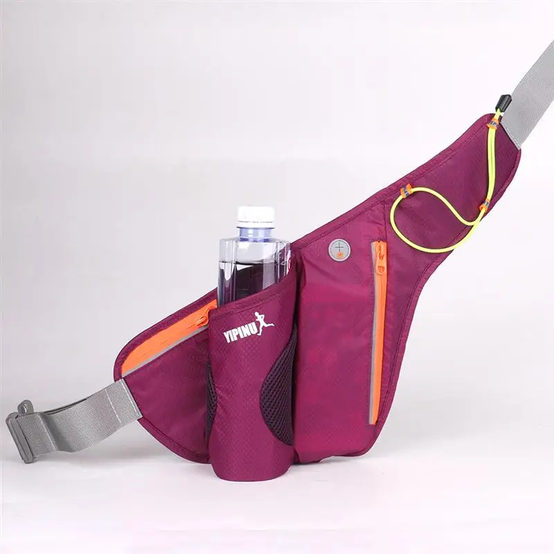 Водонепроницаемая поясная сумка с держателем для бутылки мужчин и