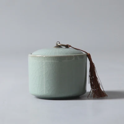 ge kiln pink Герметичные celadon фарфоровые контейнеры для чая коробка для хранения галстука guan yin/da hong pao/jin jun mei чайная коробка - Цвет: ge kiln pink
