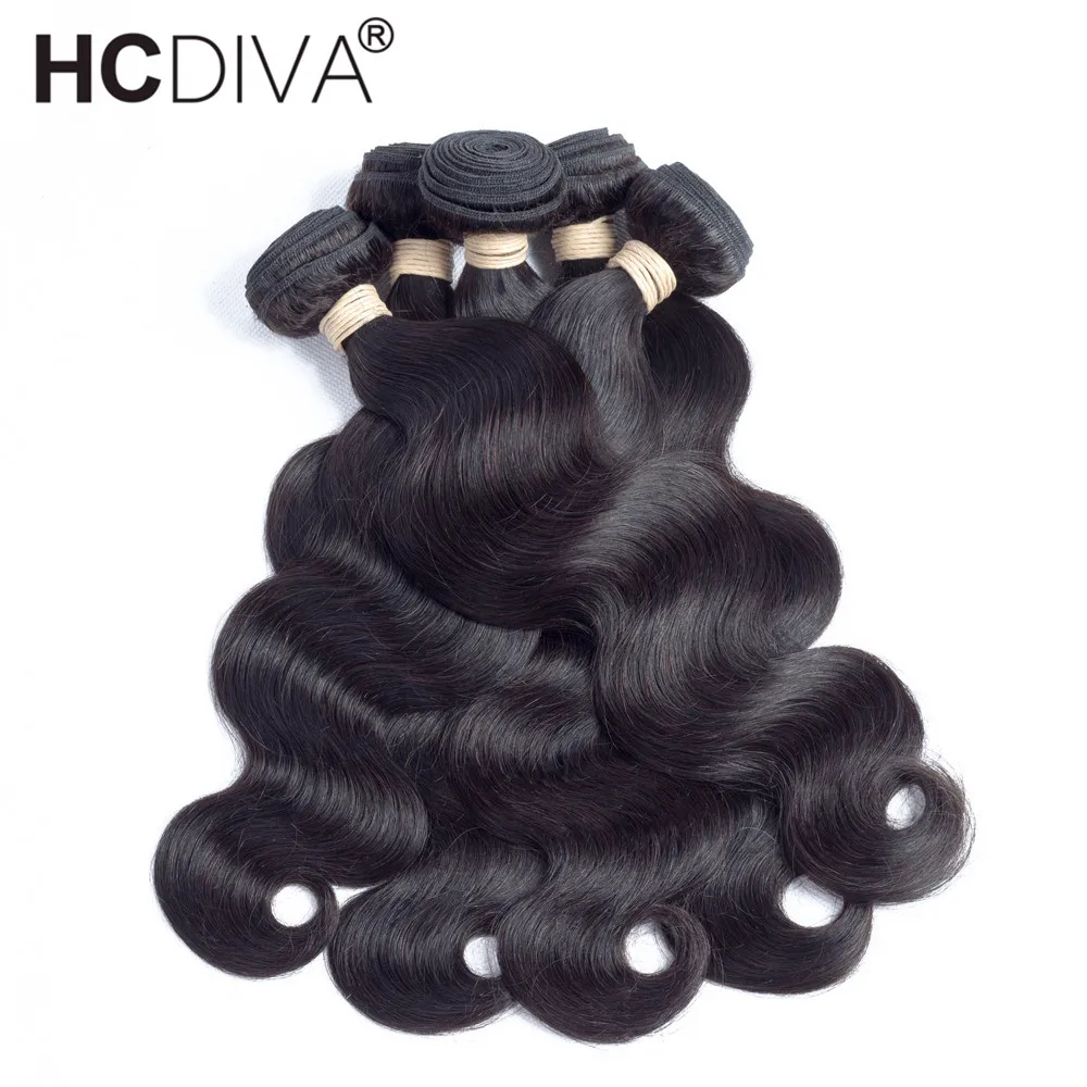 Бразильские волнистые пучки волос 100% Remy человеческие волосы 8 40 дюймов