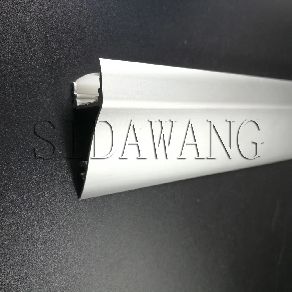 2 м настенное крепление светодиодные полосы Алюминий профиль 1000 мм лампы для