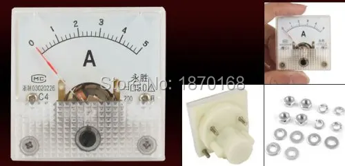 Аналоговый амперметр 91C4 DC 5A 10A 15A 20A 30A 50A панель измеритель тока со