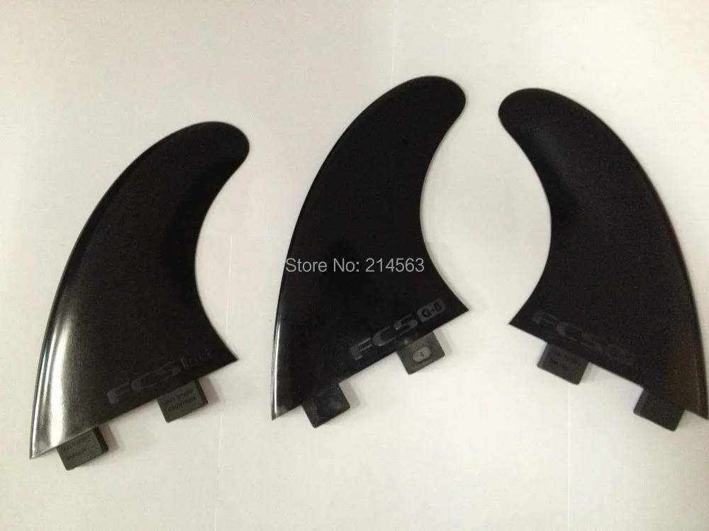 

Free shipping black FCS surfboard fin FCS plastic nylon surf fin G5 surfing fins
