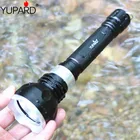 Светодиодный водонепроницаемый подводный фонарик YUPARD XM-L2 T6 светодиодный дайвинга, фонарь с аккумулятором для защиты, кемпинга, уличная лампа