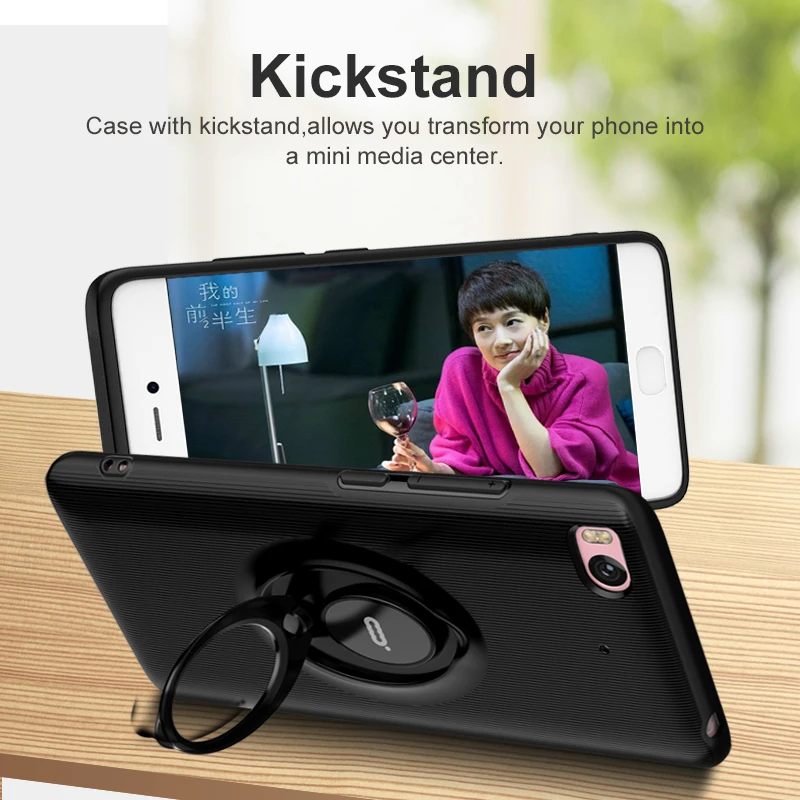 Cases For Xiaomi Mi Note 2 Mi5 Case 360 Protection Black Phone Hard Thin Magnetic Back Cover 5C 5S Plus Redmi Note4 X |