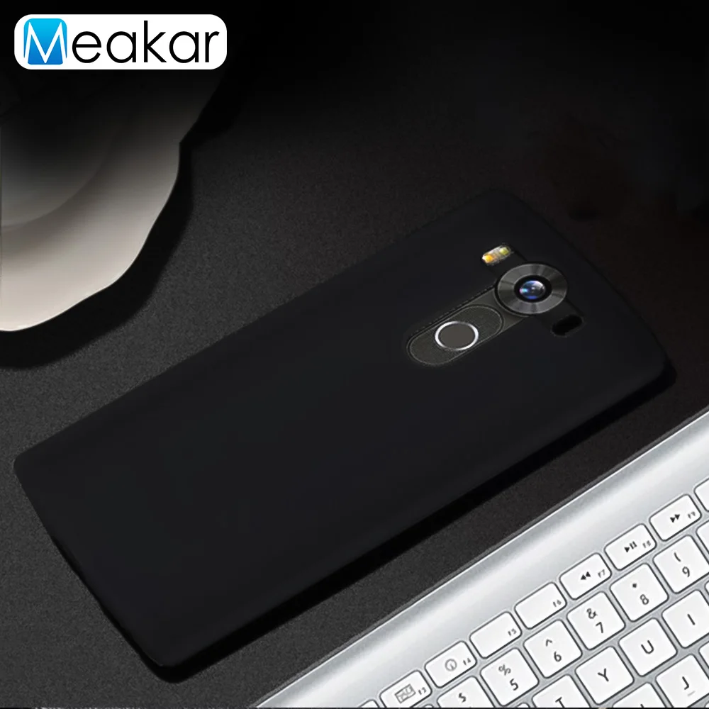 Coque 5.7For Lg V10 чехол для Lg V10 Dual Sim H960 H961 H961n H962 H900 H901 VS990 F600 H968 телефона чехол-лента на заднюю панель - Цвет: black
