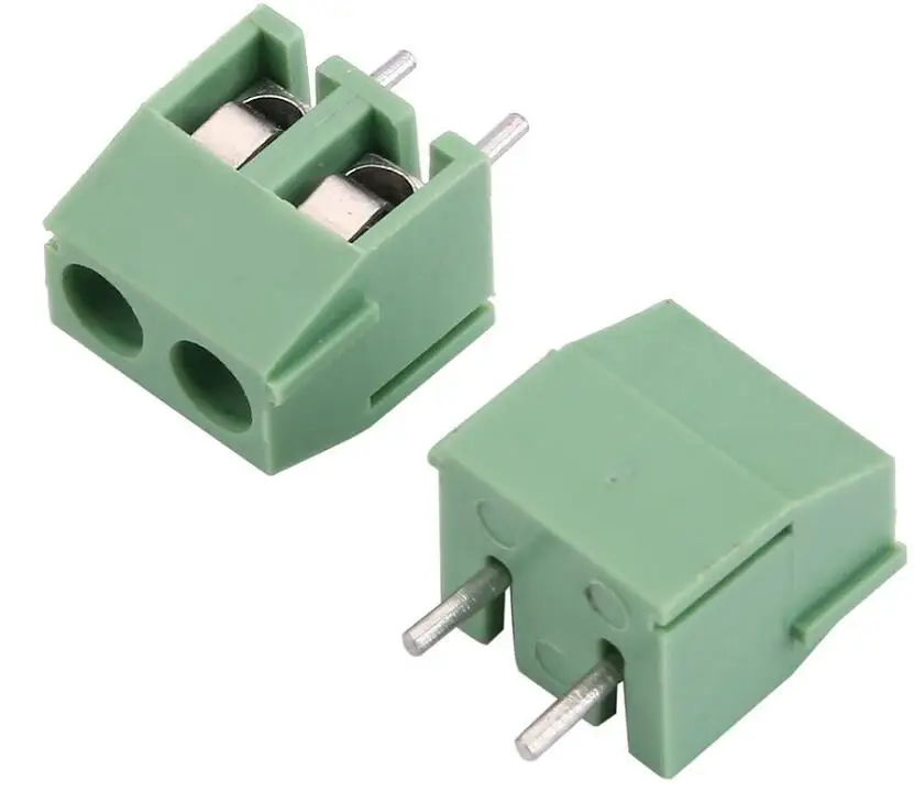 

KF396 2/3Pin 3.96mm Pitch 2/3 Pin 2/3 Way Straight Pin 300V 10A PCB Screw Terminal Block Connector Resistor