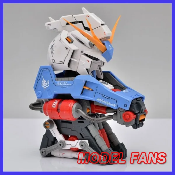 Модели вентиляторов на в сборе модель Gundam 1:35 RX-93 hi V воина гундама голова бюст подарок оранжевый внешний игрушка в доспехах подарок фигурка героя