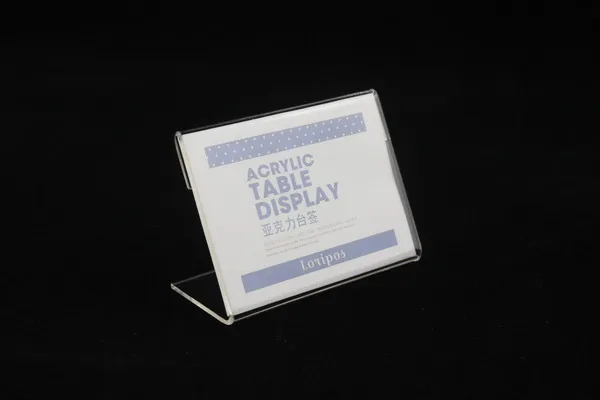 100x65 мм 20 шт. L образная бирка билетная карточка выставочная стойка акриловая