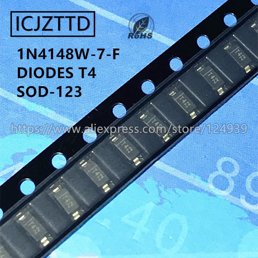 T4 A2 1N4148W SOD-123 1N4148WS SOD-323 LL4148 LL34 1N4148 DO-35 MMBD4148 SOT-23 1N4148WT SOD-523 1N4148W-7-F sodt4 123 4148 |