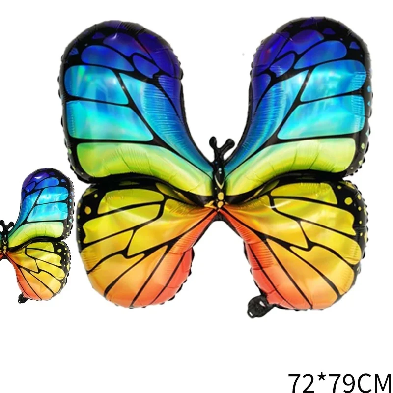 1 шт. Новинка алюминиевая пленка с бабочками шар красной шапкой пингвин молния