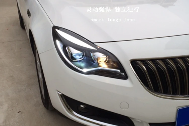 Doxa автомобильный Стайлинг светодиодный головной фонарь для Opel Insignia фары- новое поступление светодиодный drl HID комплект Биксеноновые линзы ближнего света