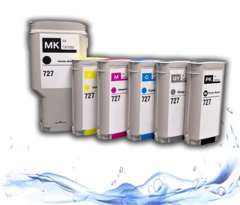 Полная совместимость чернильный картридж hp 727 для Designjet T920 T930 T1500 T1530 T2500 T2530 с чипом