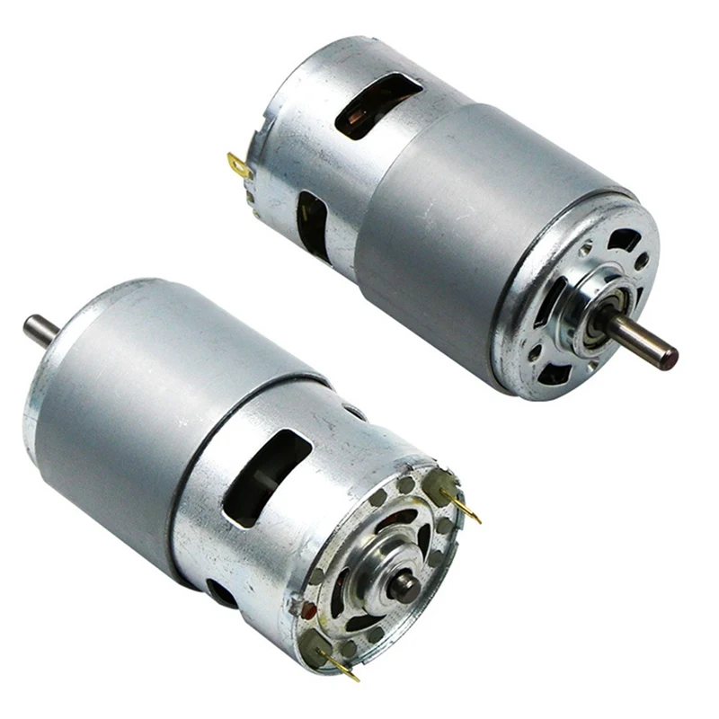 775 DC Мотор DC 12 V-36 V 3500-9000 RPM шарикоподшипник большой крутящий момент высокой мощности Низкий уровень шума Горячая электронный компонентный двигатель