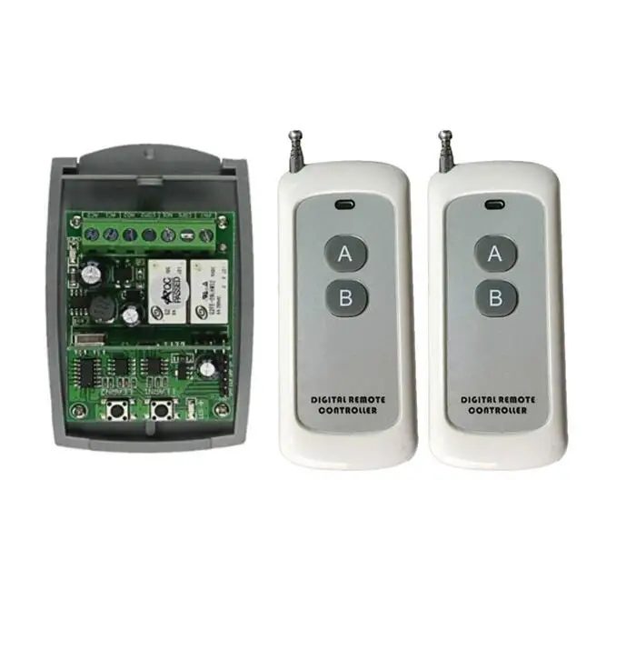 DC 12V 24V 48V 10A реле 2CH RF беспроводной пульт дистанционного управления Переключатель