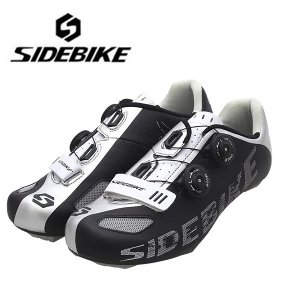 Sidebike/Обувь для шоссейного велоспорта; комплект с педалью; коллекция года; обувь для шоссейного велосипеда; мужские самозакрывающиеся дышащие профессиональные кроссовки для гоночного велосипеда