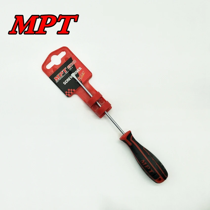 Отвертка с магнитным наконечником и шлицем 3*100 мм отвертка CRV|magnetic tipped screwdriver|slotted
