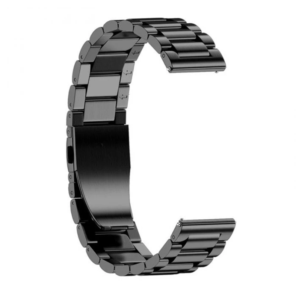 20 мм ремешок для часов из нержавеющей стали Garmin Vivoactive 3 часы браслет музыка Vivomove