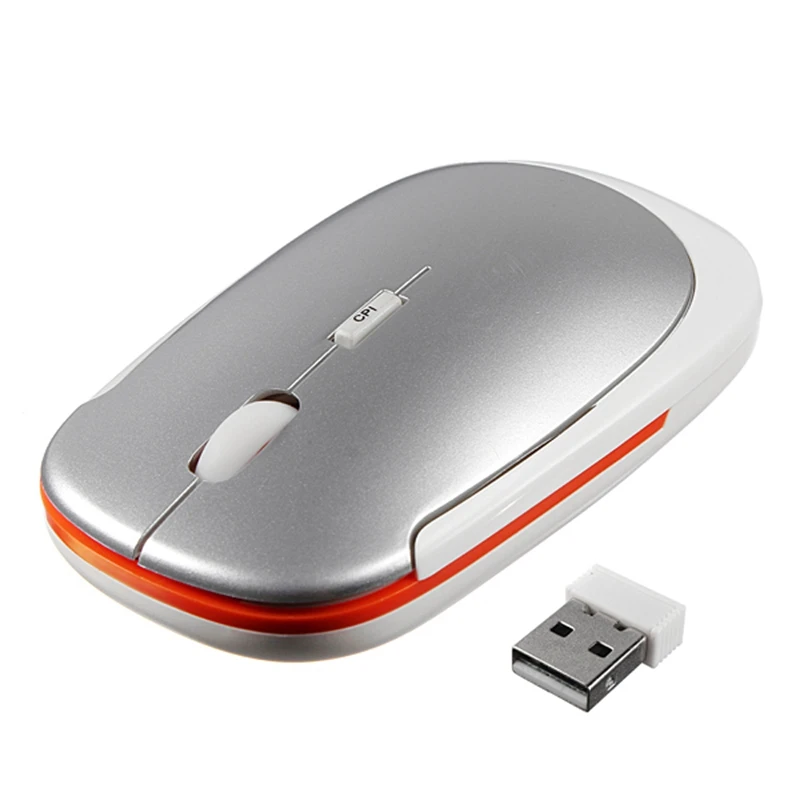 

Оптовая цена, 5 цветов, тонкая офисная игровая мини-мышь, USB Беспроводная оптическая мышь для ПК, ноутбука Win 7 Vista XP