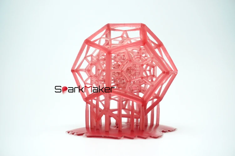 Sparkmaker смолы 3d принтер 405nm смолы Lcd мини настольный типы sla 3d принтер УФ 3d принтер