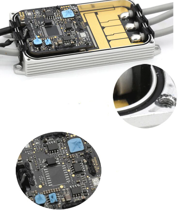 Yuenhoang 120A ESC Z14120c металлический алюминиевый корпус Электрический переключатель