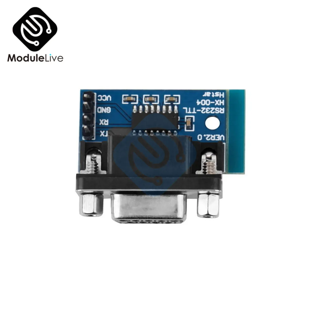 MAX3232 RS232 в TTL модуль преобразователя последовательного порта DB9 разъем MAX232|Детали