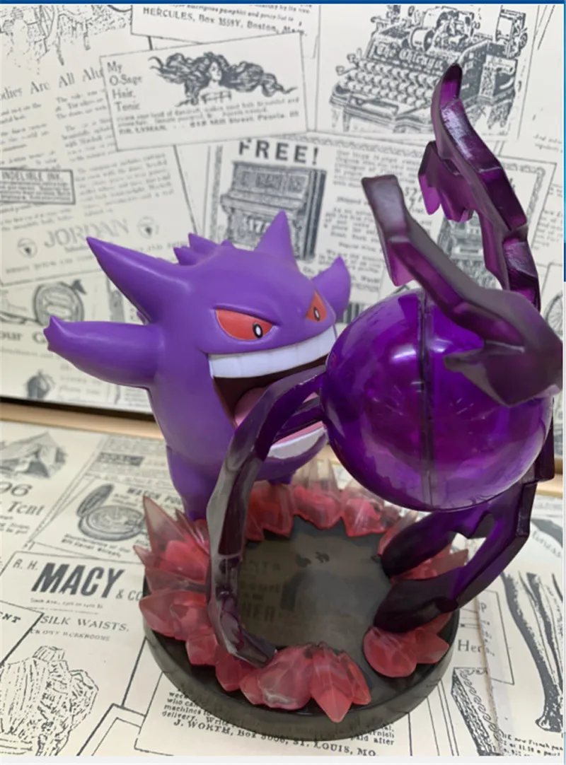 15 см японское аниме Gengar In the Fighting фигурка модель игрушки призрак фигура игрушки pokemones украшение комнаты подарки для детей