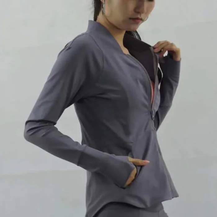 gray MONBEEPH XS-XL куртка женская однотонная полосатая на молнии Повседневная С Капюшоном новая куртка одежда с карманами пальто для женщин - Цвет: gray