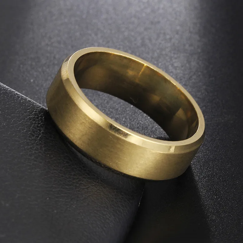 Высокое качество с шармом 3 цвета Золото Цвет Нержавеющая сталь модное кольцо для