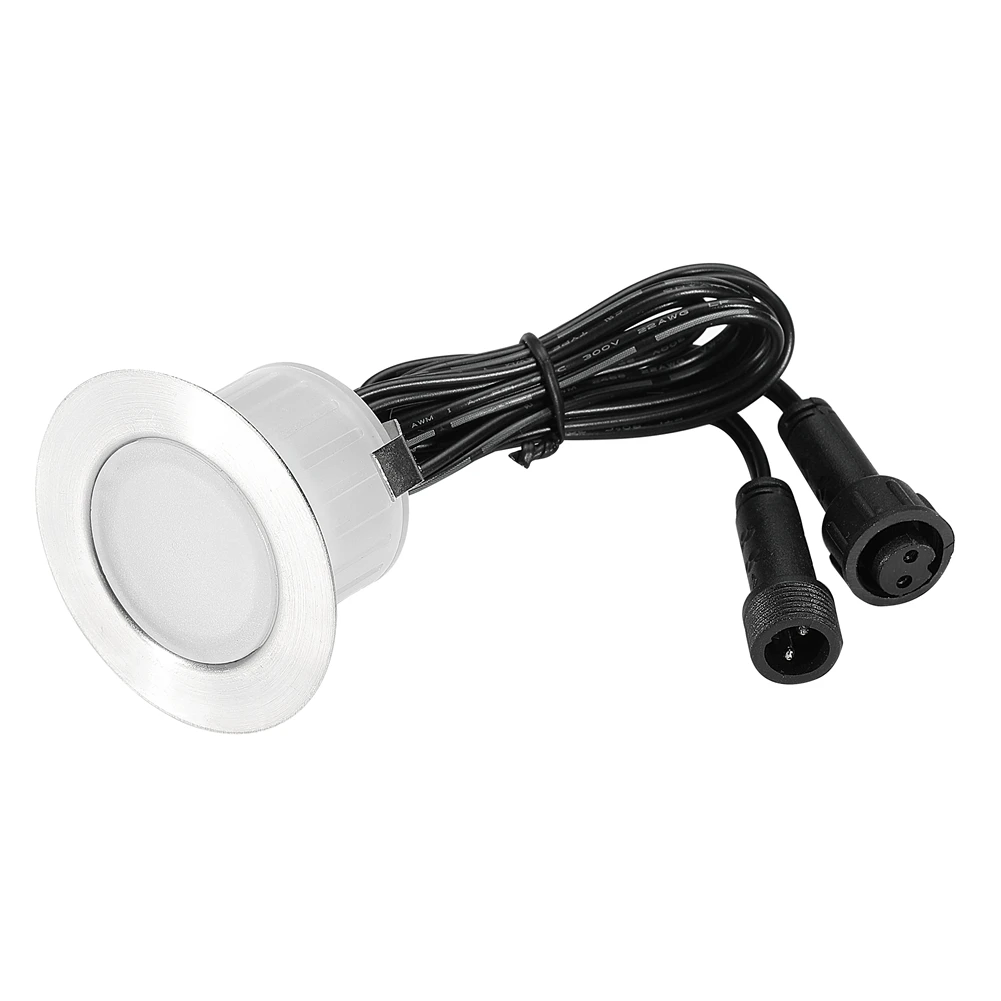 10 шт./лот Смарт WI-FI 47 мм 12 V RGB Водонепроницаемый двор терраса светодиодный палуба, тетива лестницы софит шаг огни для телефонов APP Alexa Google Home