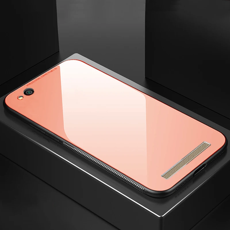 YUETUO ТПУ закаленное стекло для задней крышки телефона etui coque cover case for xiaomi redmi 4a 4 a
