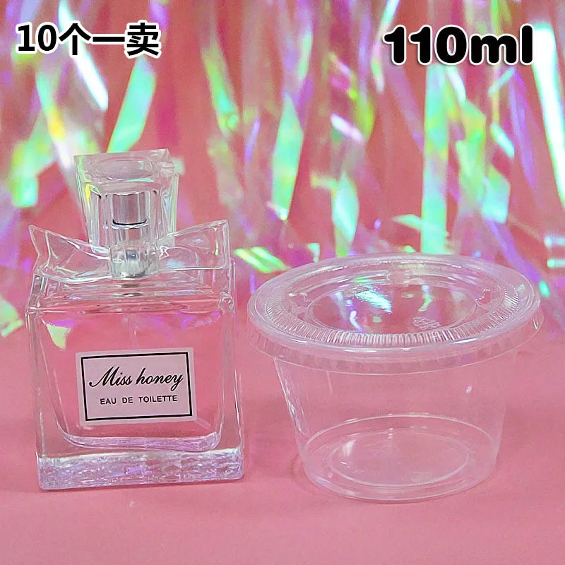 110ml 110/150 мл круглые прозрачные ящики для хранения глина "сделай сам" пенопластовый шар контейнер для хранения практичный Органайзер коробка с крышками для глина для поделок - Цвет: 110ml
