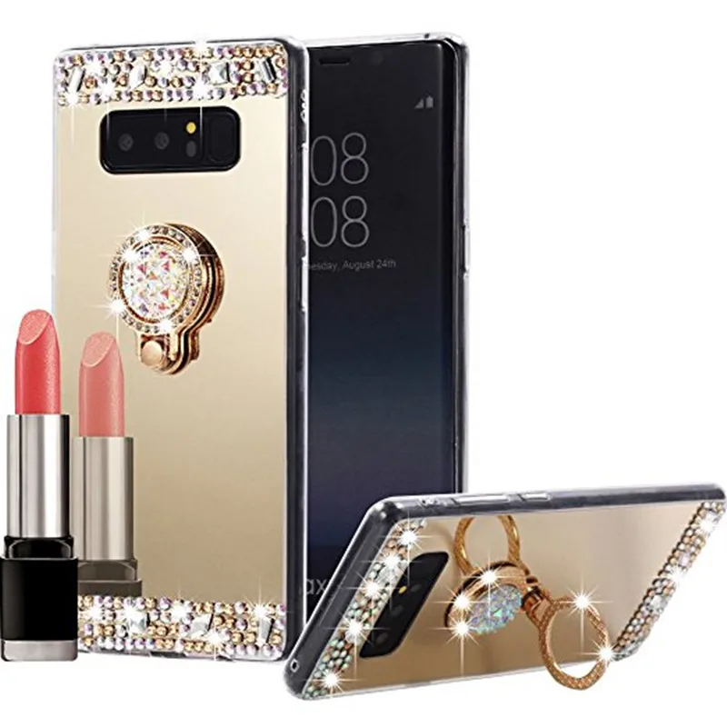 Чехол для телефона Samsung Galaxy S8 S9 S10E S10 A50 Note 8 J4 Plus J6 J7 Neo J5 J3 2016 A5 A7 2017 A6 A8 2018 зеркальный