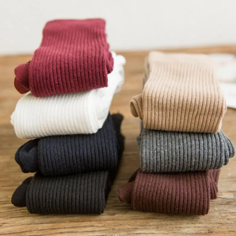 1 пара женские носки выше колена для девочек сезон весна осень зима теплые