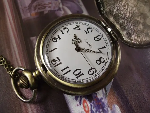 Роскошные Модные Винтажные Элегантные керамические кварцевые карманные часы в