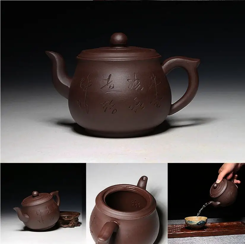 

Yixing Zisha Teapot Tea Pot 380ml~420ml Handmade Kung Fu Tea Set Teapots Ceramic Chinese Ceramic Clay Kettle Gift Safe Packaging