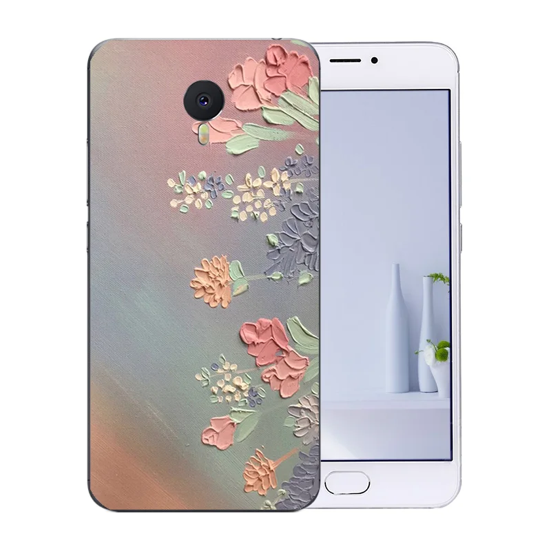 Роскошный чехол для Meizu M3 Note мягкий С Рисунком Тигра телефона с голубым шармом 3