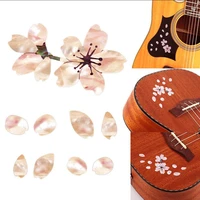 sticker for guitar ukulele self adhesive inlay decals fretboard sticker cherry blossom removable fingerboard decorate accessory