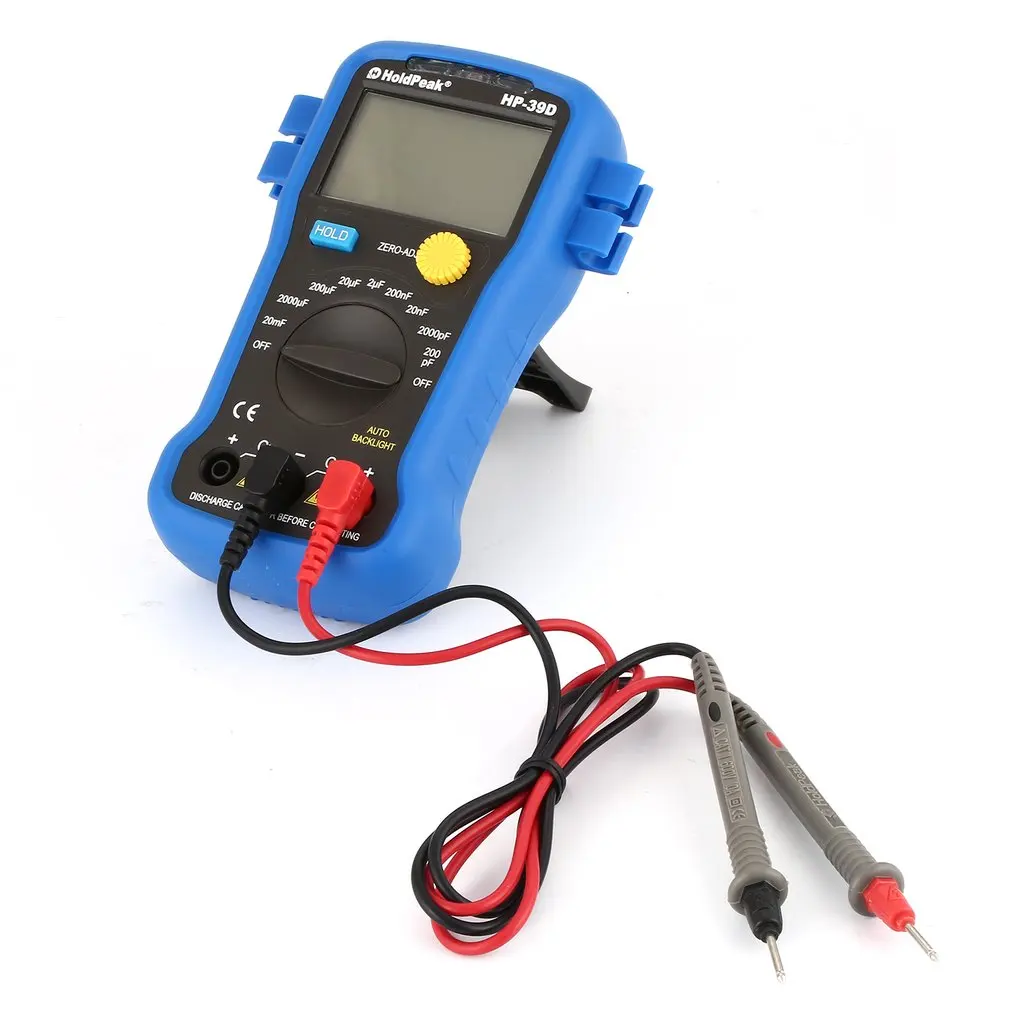 HoldPeak HP 39D Цифровой мультиметр автоматический измеритель дальности True RMS NCV Ом