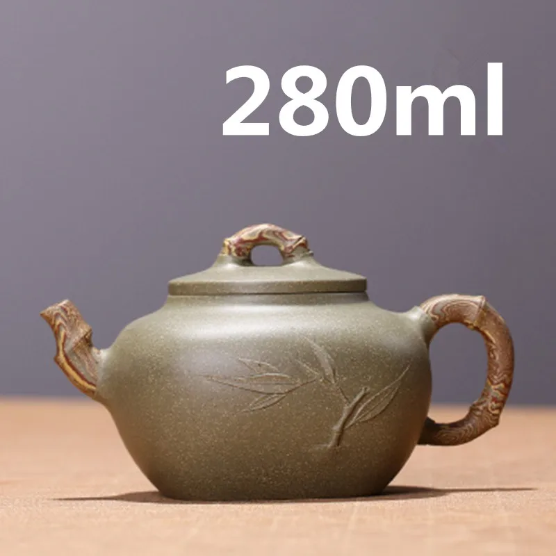 

Стеклянные Чайники китайский керамический чайник Исин Zisha глина Gongfu Чайный набор фарфор 280 мл Высокое качество новое поступление с подарочн...