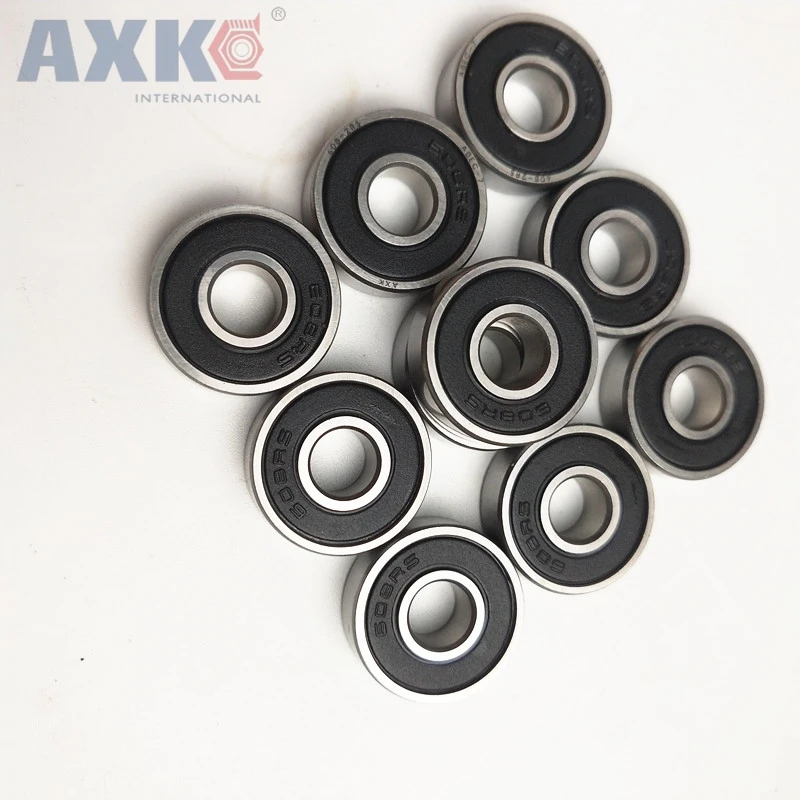 10 шт./компл. 608 2RS шариковый подшипник ABEC-5 8X22X7 мм шайбовый с глубоким Сталь