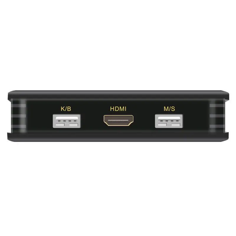 2018 Elistooop USB 2 0 HDMI портовый переключатель KVM с кабелем адаптером для компьютера